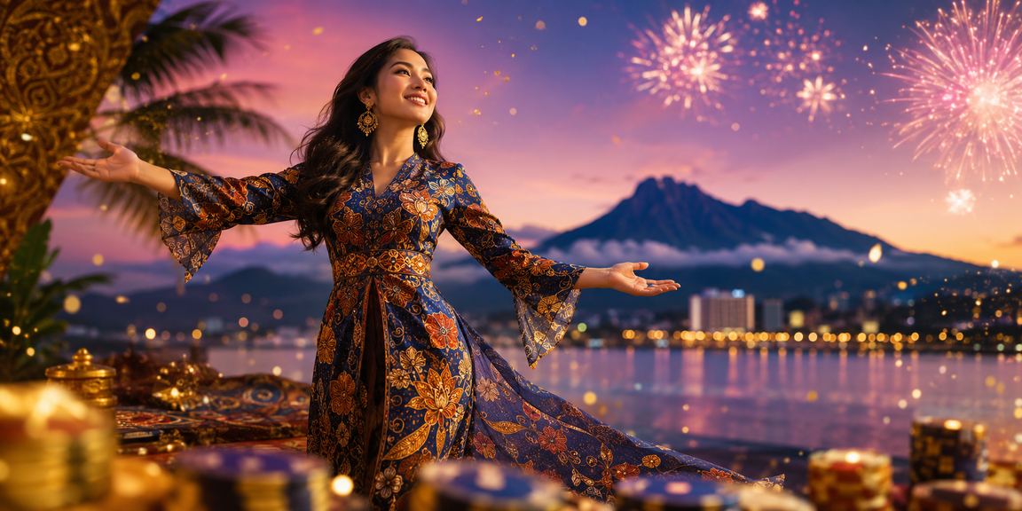 Pengguna Sabah menyemak bonus deposit dengan motif batik tempatan